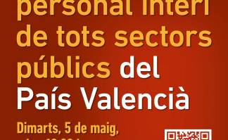 Intersindical Valenciana convoca assemblea de personal interí de tots els sectors públics del País Valencià